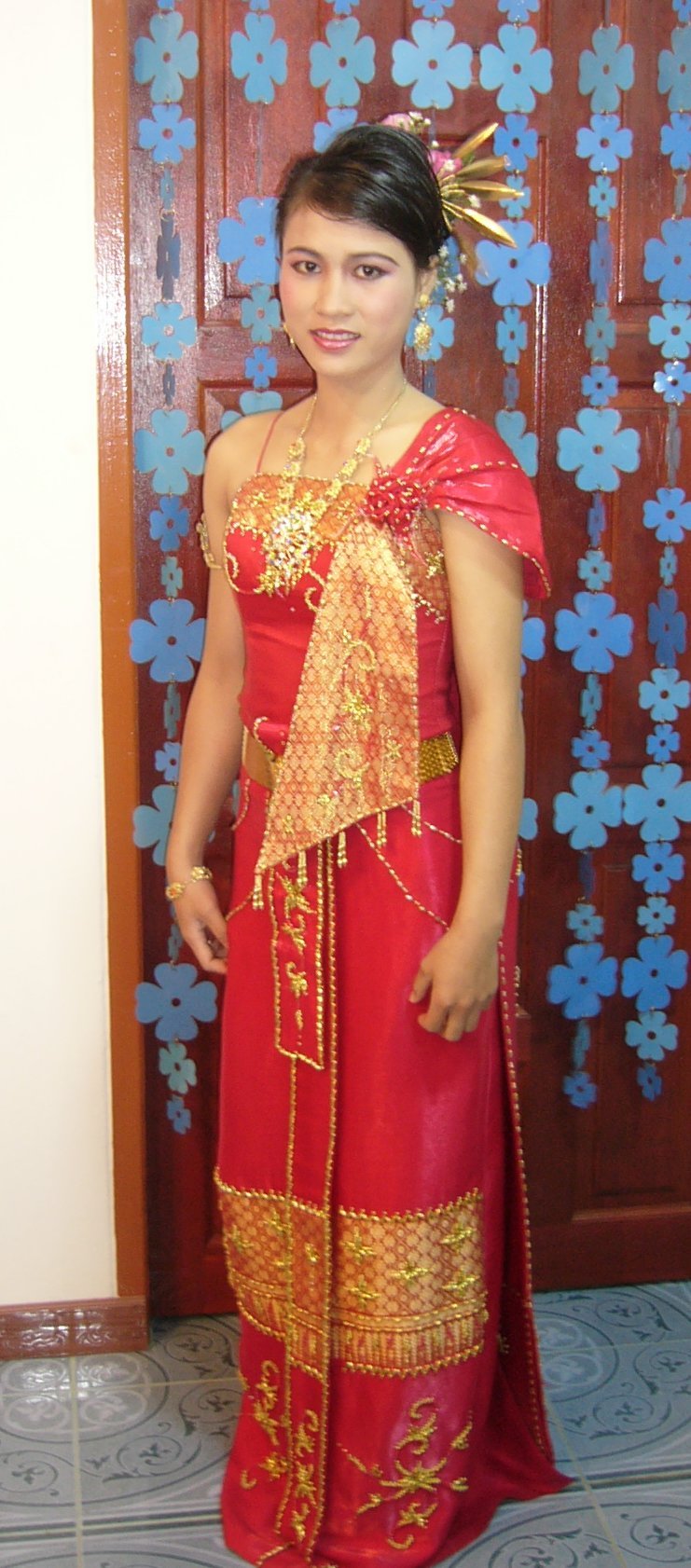 Chut Thai tradicional de tailandia