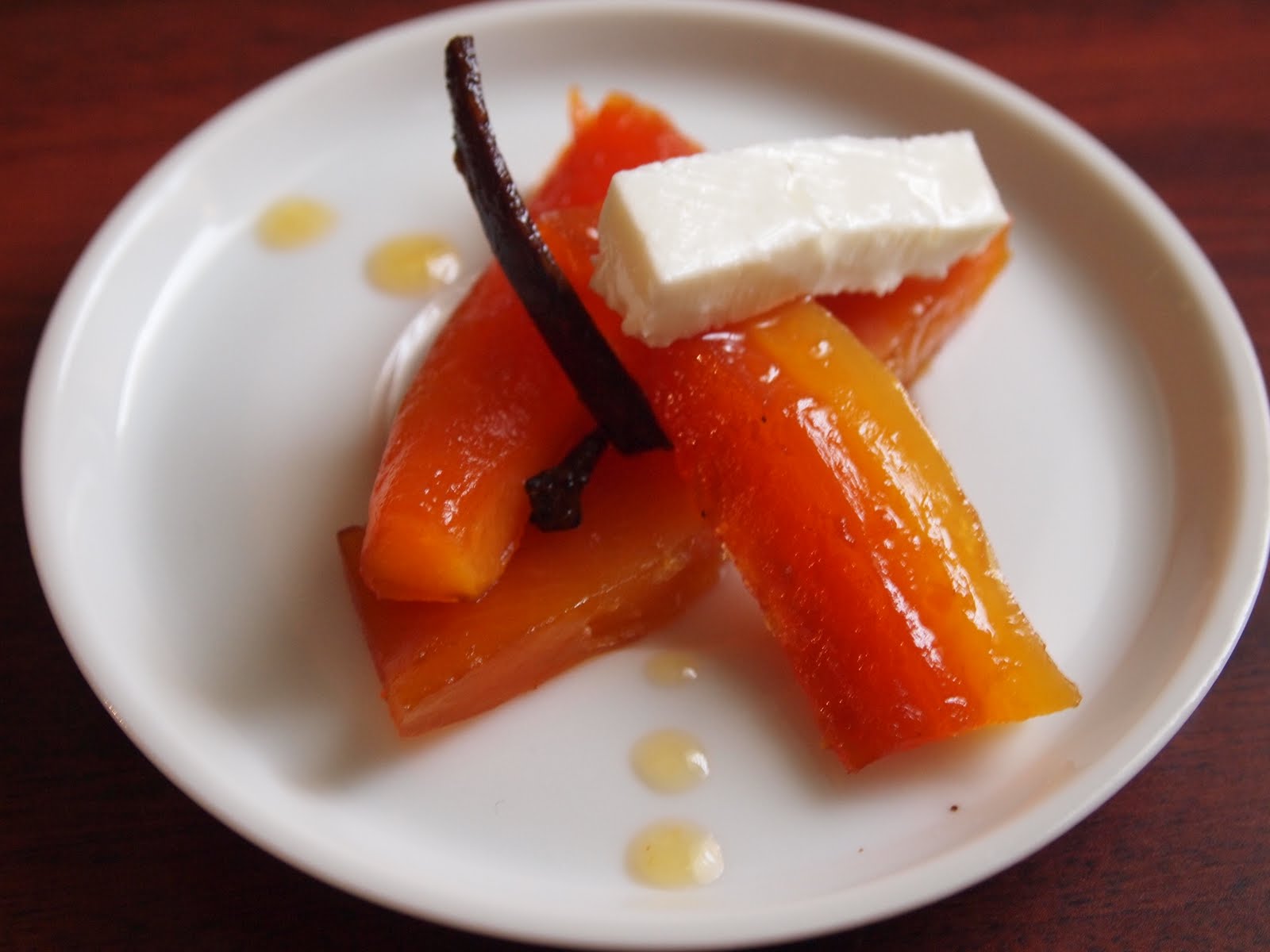 Dulce de Papaya con queso