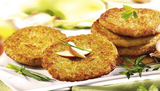 Kartoffelpuffer platillos tipicos de alemania