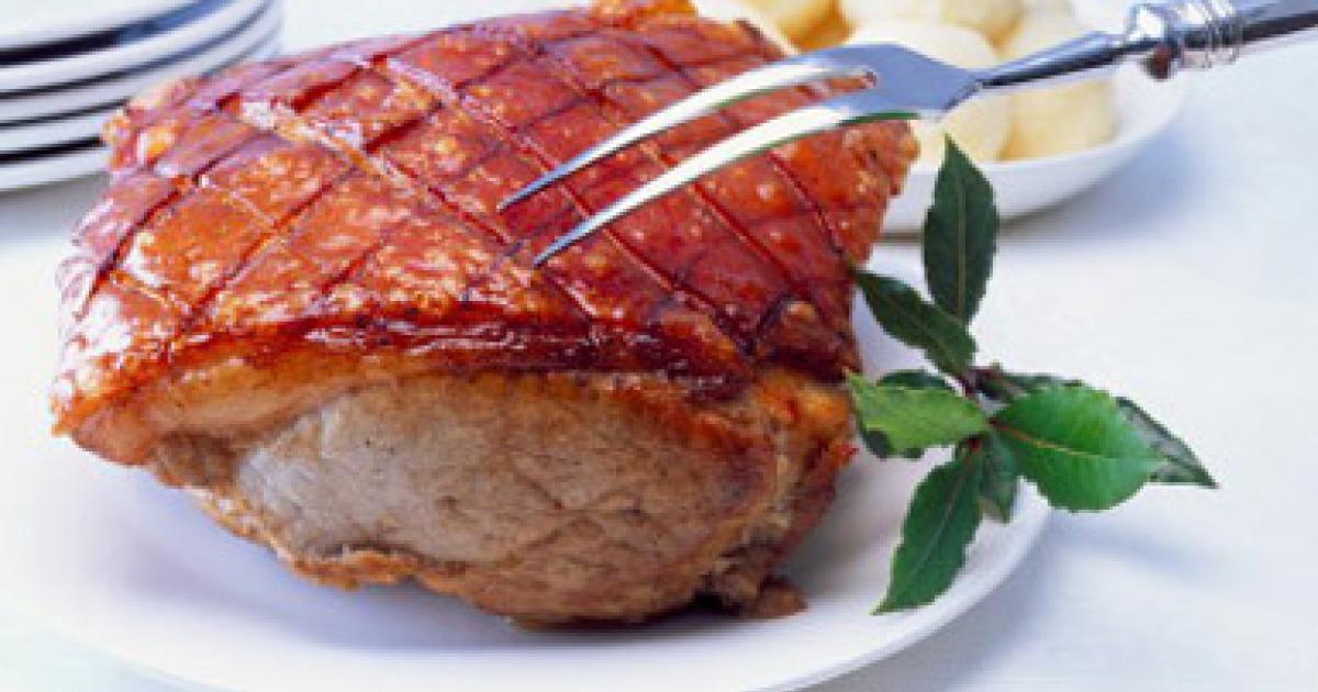 Schweinebraten chuleta ahumanda de alemania