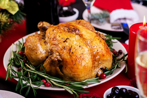 pavo naranjado cena de navidad