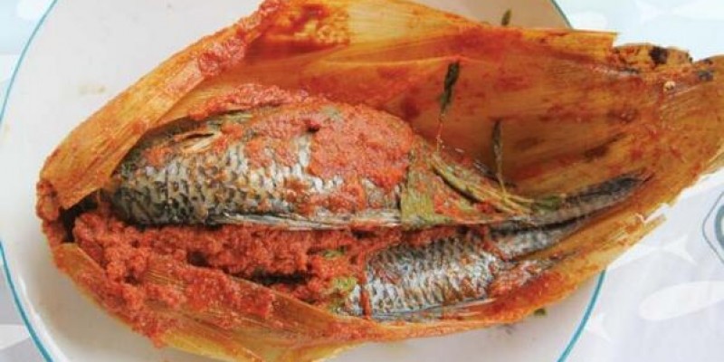 tamal de pescado de la gastronomia de morelos