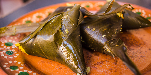Corundas tamales de la gastronomia de michoacan
