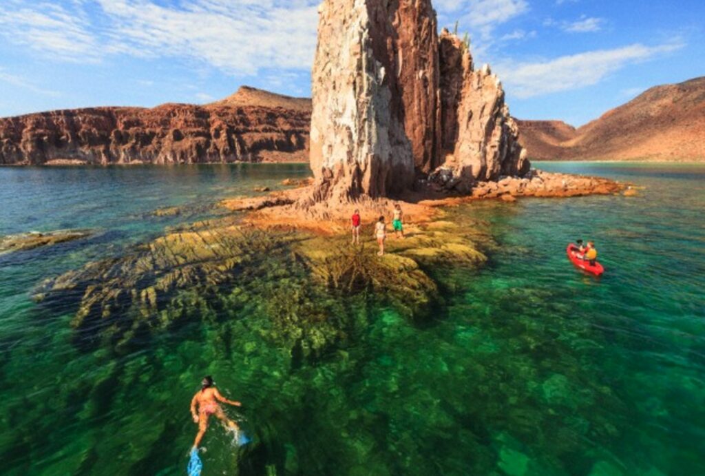 Isla Espíritu Santo atractivo natural de los cabos