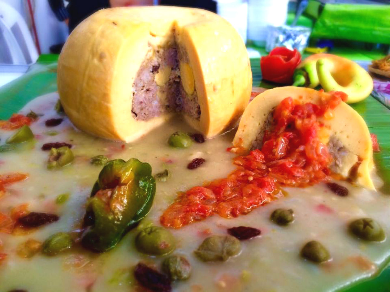 Queso Relleno comida tipica de yucatan