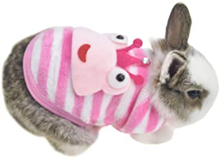 Ropa con parche de rana para conejos