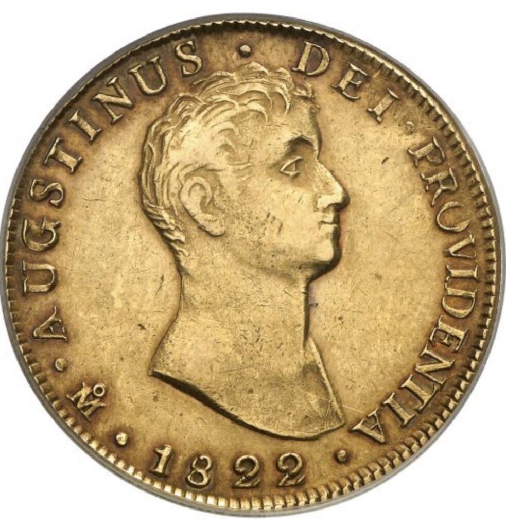 Moneda del primer imperio de México
