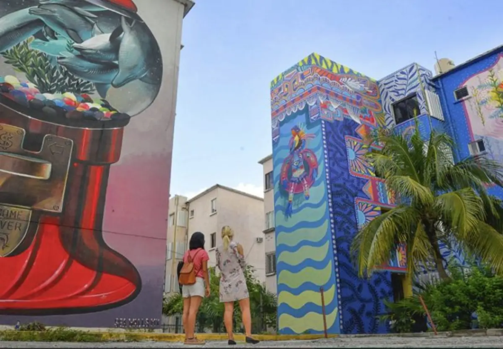 murales de la bonanpack lugares famosos en cancun