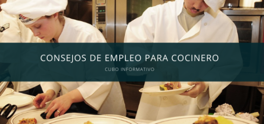Consejos de empleo para cocinero