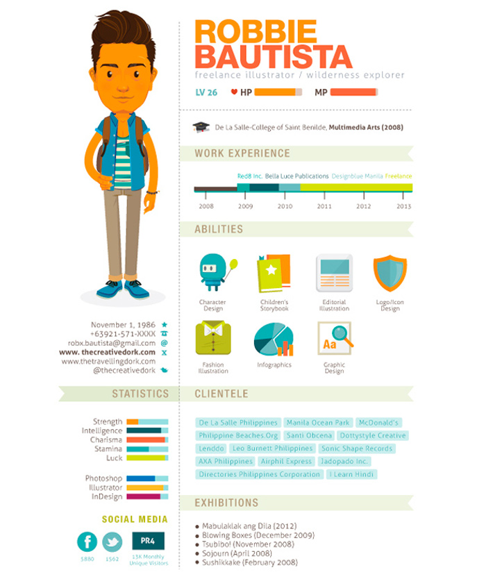 Usar un diseño propio para tu cv