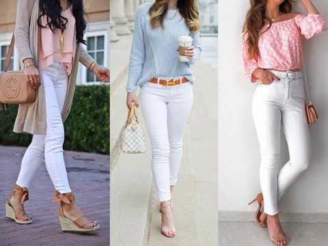 Jeans Blancos outfit ideas