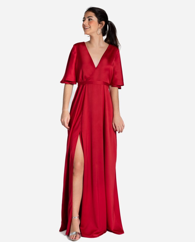 vestido rojo navideño