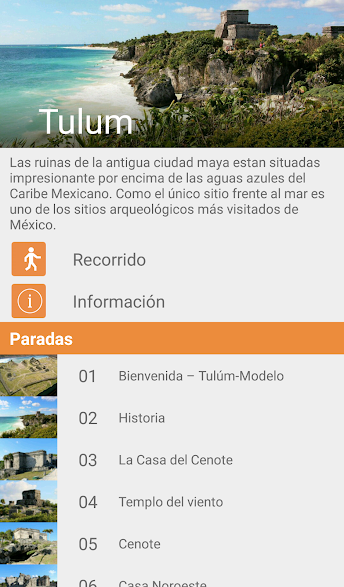 Tulum self guide App