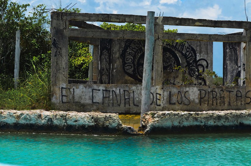 canal de los piratas - visita bacalar