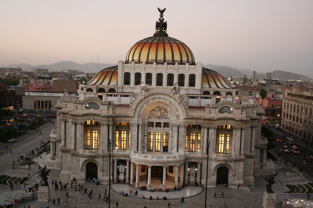 El Palacio de Bellas Artes en México