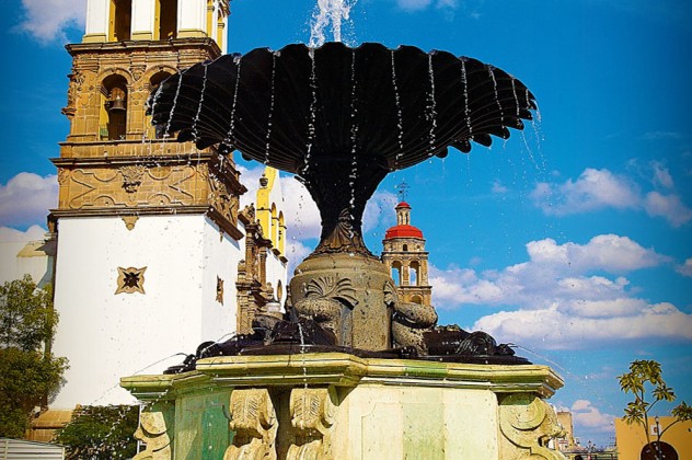 Fuente de los Delfines irapuato mexico
