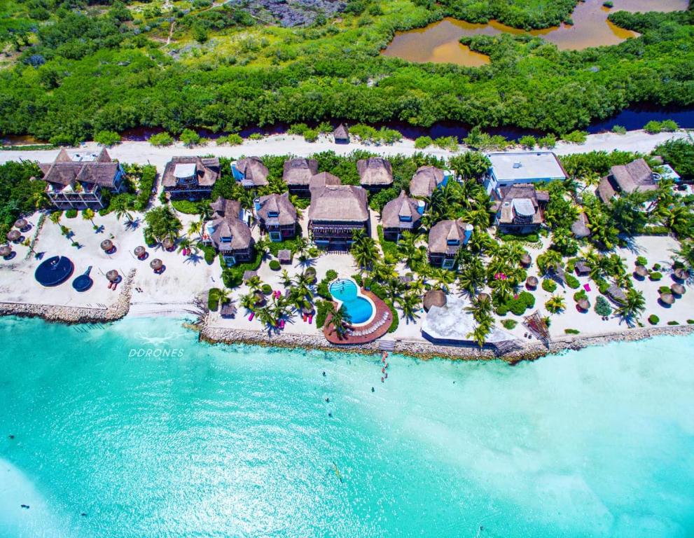Hotel Villas Flamingos .- mejor hotel holbox