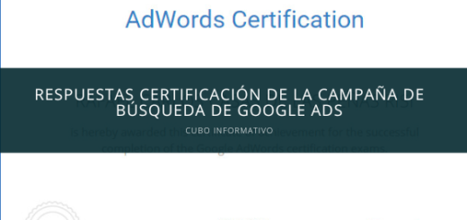 Respuestas certificación de la campaña de búsqueda de Google ADS