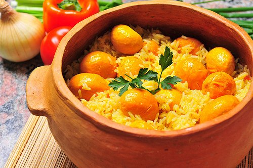 Arroz con pequi