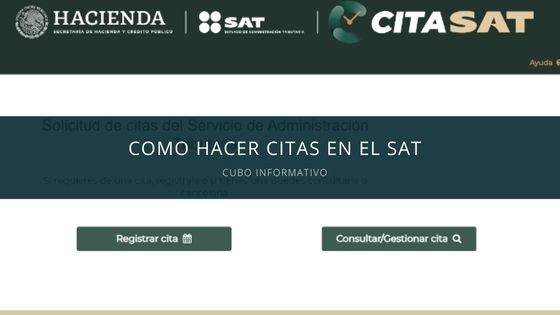 Como hacer citas en el SAT