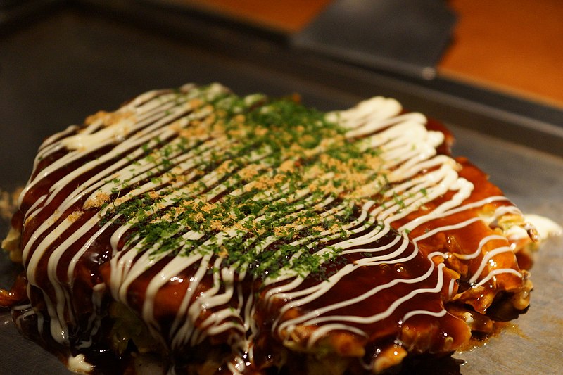 Okonomiyaki comida de japon