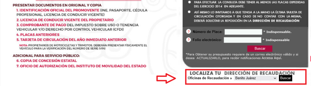 cambio de placa mexico