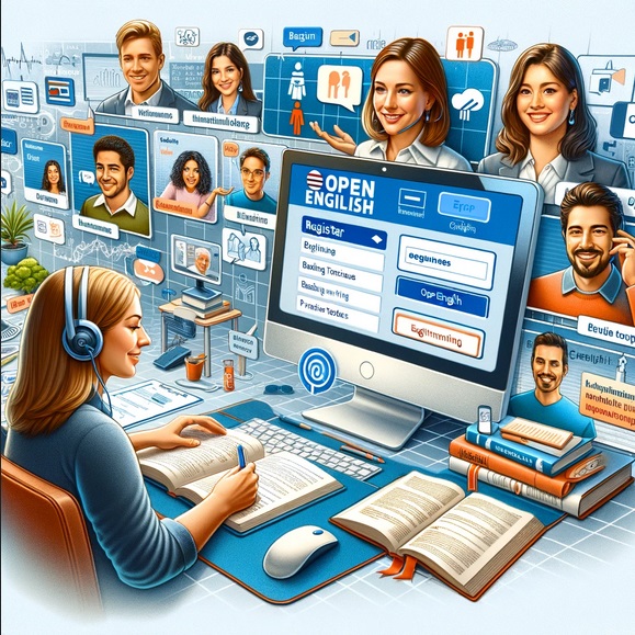 como funciona open english